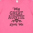 thumbnail image 4 of Inktastic My Great Auntie Loves Me Girls Hearts Girls Baby T-Shirt, 4 of 5