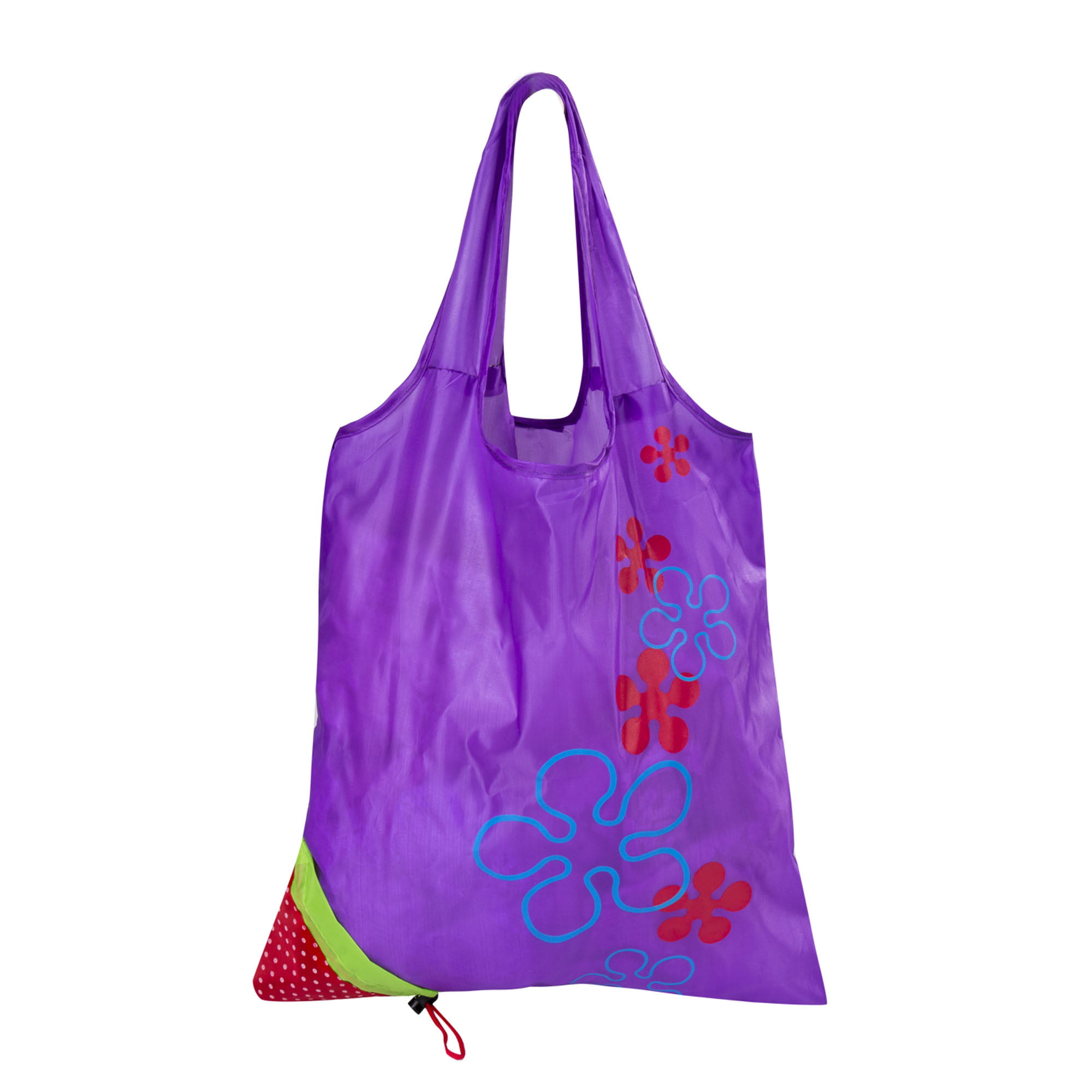 Visland Reusable Grocery Bags, Foldable Shopping Bags, Waterproof Machine Washable Tote Bags Large Capacity Shoulder Bag, Men's, Purple