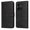 Black, variant on Wallet Phone Case for Xiaomi Redmi Note 13R 5G with Card Holder and Stand Function Black