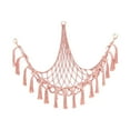 thumbnail image 1 of VONKY Stuffed Animal Hammock Plush Net Toy Storage Display Boho Macrame Livingroom Pink, 1 of 1