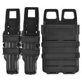 thumbnail image 1 of Tactic Molle Holster Magazine Bag Rifle Pistol Mag Pouch Set for Military Hunting Game(Black), 1 of 5