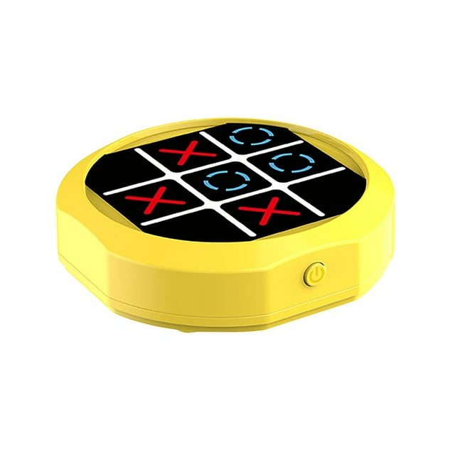 CNKOO Trendy Interactive Electronic Tic-Tac-Toe Game with Digital Display - Modern Design Responsive Gameplay Portable Social Media Shareable Fun for All Ages