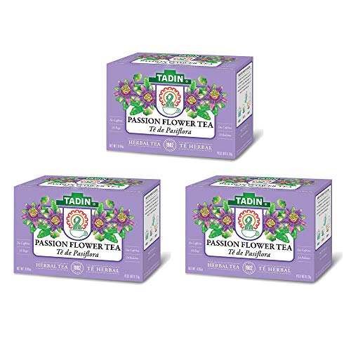 Tadin Tea, Pasiflora Passion Flower Tea, 72 Tea Bags Relax Mind