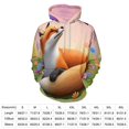 thumbnail image 2 of Fox And Butterfly in Spring Garden-1 Men's Women New Sweatshirt Hoodie Men's Plus Size Sweatshirt Hooded Sweatshirt 3d Printed Street Men's Cloth, 2 of 6
