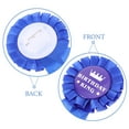 thumbnail image 3 of WEUVEB Decorative Birthday Badge Blue Cloth Tinplate Western Style 1Pcs, 3 of 6