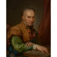 thumbnail image 2 of Marcello Bacciarelli 12x14 Black Ornate Wood Framed Double Matted Museum Art Print Titled: Portrait of Walenty Sobolewski (1724-1800) or Maciej Leon Sobolewski (1724-1804) (1804-1805), 2 of 5