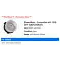 thumbnail image 2 of Blower Motor - Compatible with 2010 - 2019 Subaru Outback 2011 2012 2013 2014 2015 2016 2017 2018, 2 of 2