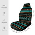 thumbnail image 2 of Aztec Art Set of 2 Car Seat Covers Seat for Carseats Front Seat Auto Car Interior Accessories Universal 2 Piece, 2 of 6