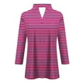 thumbnail image 4 of Women Summer Tops With Sleeves 3/4 Sleeve T Shirts Loose Fit Cotton My Orders Placed Recently By Me, 4 of 5