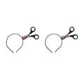 thumbnail image 1 of Kearding Festival de Halloween Decorativo Horror Zombie Diademas Carnival Saw Tijera Patrón Diademas Tijeras para perforar 2piezas, 1 of 6