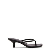 Madden Girl Womens Charlene Thong 2 inch Kitten Heel Sandal