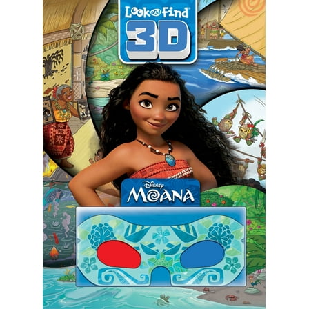Pre-Owned Disney Moana: Look and Find 3D (Hardcover) 1503767647 9781503767645