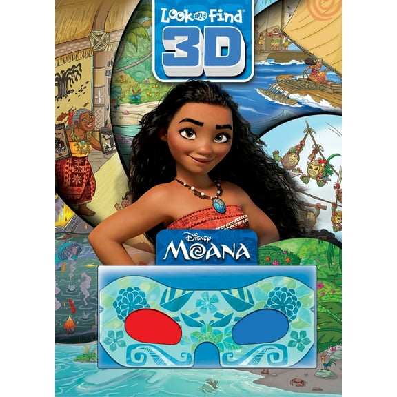 Pre-Owned Disney Moana: Look and Find 3D (Hardcover) 1503767647 9781503767645