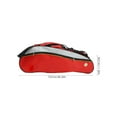 thumbnail image 2 of FENGGUIQU Portable Badminton Bag Dark Red Nylon Large Capacity Multi Layer Racket Storage Pouch, 2 of 8