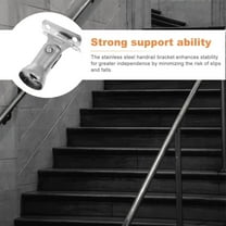 4 PCS Stainless Steel Handrail Bracket for Stair Railing Support