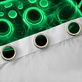 thumbnail image 4 of Manfei Futuristic Green Game Console Blackout Curtains Set of 2 (52x84 Each), Psychedelic Honeycomb Window Curtains, Teens Kids Boys Curtains and Drapes, Living Room Curtains Decor, 4 of 6