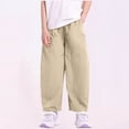 thumbnail image 2 of XuJwPNcy Girls Boys Pants Children Straight Leg Sun Protection Trousers Teens Summer Workout Hiking Pants with Pockets, 2 of 6