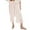 Rose Gold, variant on Women's Vintage Lace Trim Ruffle Bloomers - Cropped Lounge Pants Elastic Waist Non-See Through for Home, Sleepwear & Casual Outfit Blue1 L