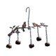 thumbnail image 4 of Campanilla de viento,Carillón de hierro Windchime Birds Wind Chime animal,Campana de viento de jardín Campana de viento de pájaro Metal simple,Decoración colgante Adorno colgante decorativo, 4 of 8