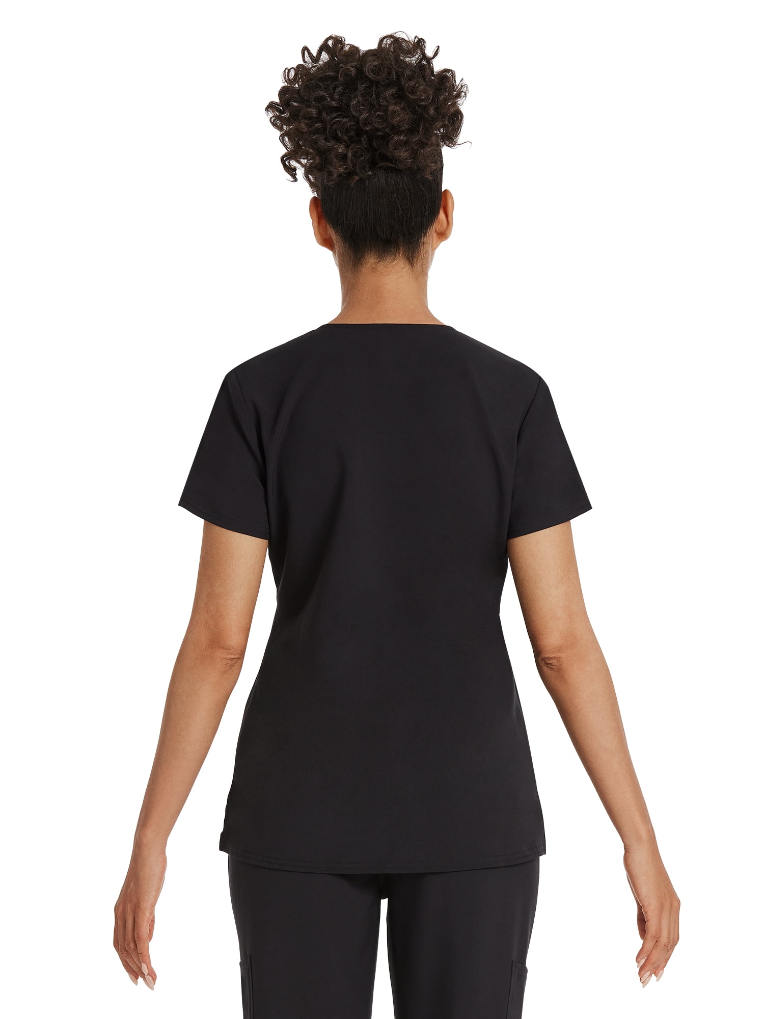 Scrubstar Women's Core Essentials Stretch V-Neck Scrub Top, Sizes XS-3XL