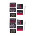 thumbnail image 1 of Ensemble de Drapeaux de Protestation des Droits Féminins 10 Pcs Décoration de Jardin en Polyester avec Mâts pour Cours Type A, 1 of 10