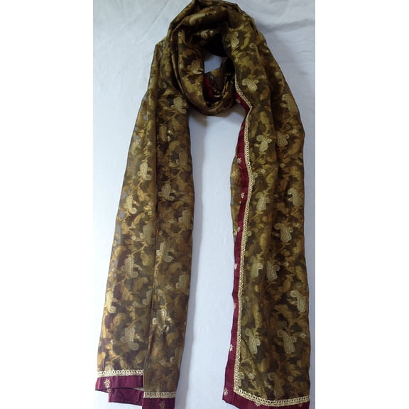 100% Silk High Quality, Hand Woven Scarf Neck Wear Wrap, Sofa Throw Cool Accessory, Great Affordable Gift for Girls Women Ladies New