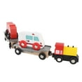thumbnail image 1 of Wooden Railway Set, Wooden  Set Educational Beech Wood  for Children, 1 of 7