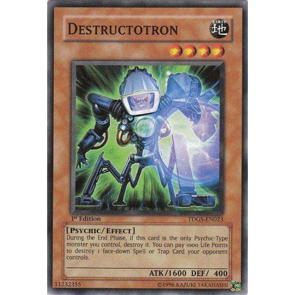 YuGiOh The Duelist Genesis Common Destructotron TDGS-EN023