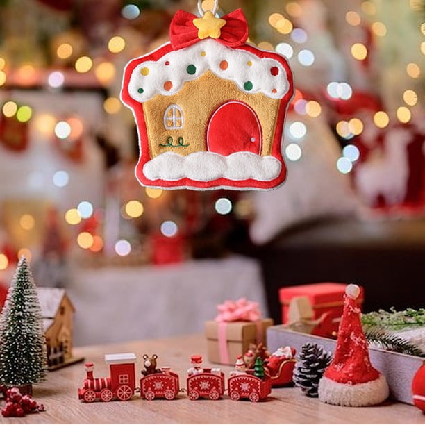 Adornos navideños, adornos navideños, regalos navideños, toalla de mano de lana, regalo navideño, trapo de cocina, toalla navideña para niños, trapo de mano