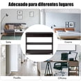 thumbnail image 4 of Costway Mesa Auxiliar con 1 Cajón y 2 Repisas Mesa para Entrada con Diseño en X para Entrada Salón y Pasillo Café 100 x 30 x 80 cm, 4 of 9