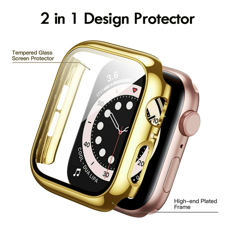 (8-Pack) Rinogear Screen Protector for Apple Watch 41mm Screen Protector iWatch Series 8 7 Case Friendly Accessories Flexible Full Coverage Clear TPU