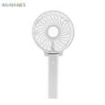 thumbnail image 3 of BadPiggies Mini Handheld Fan Foldable Desk Fan Small Personal Portable Table Fan with Battery USB Rechargeable (White), 3 of 9