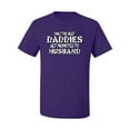 thumbnail image 2 of Wild Bobby, Only the Best Daddies Gets Promoted to Husband, Father's Day, Men Graphic T-Shirt, Purple, 4X-Large, 2 of 3