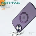 thumbnail image 5 of Magnetic Phone Case for iPhone 15 Plus Case, Phone Case with Magsafe Invisible Stand Kickstand Ring Holder Slim Thin Shockproof Anti-fall Translucent Bumper Women Men Cover Case,Purple, 5 of 7