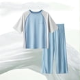 thumbnail image 2 of Ashirexll Vêtements d'Été pour Filles Ensemble de Pyjama Mode à Manches Courtes et Col Rond Fin Décontracté pour Enfants, 2 of 4