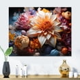 thumbnail image 2 of Designart "Peach Pink modern Still Lifes" Abstract Still Lifes Metal Wall Art, 2 of 5
