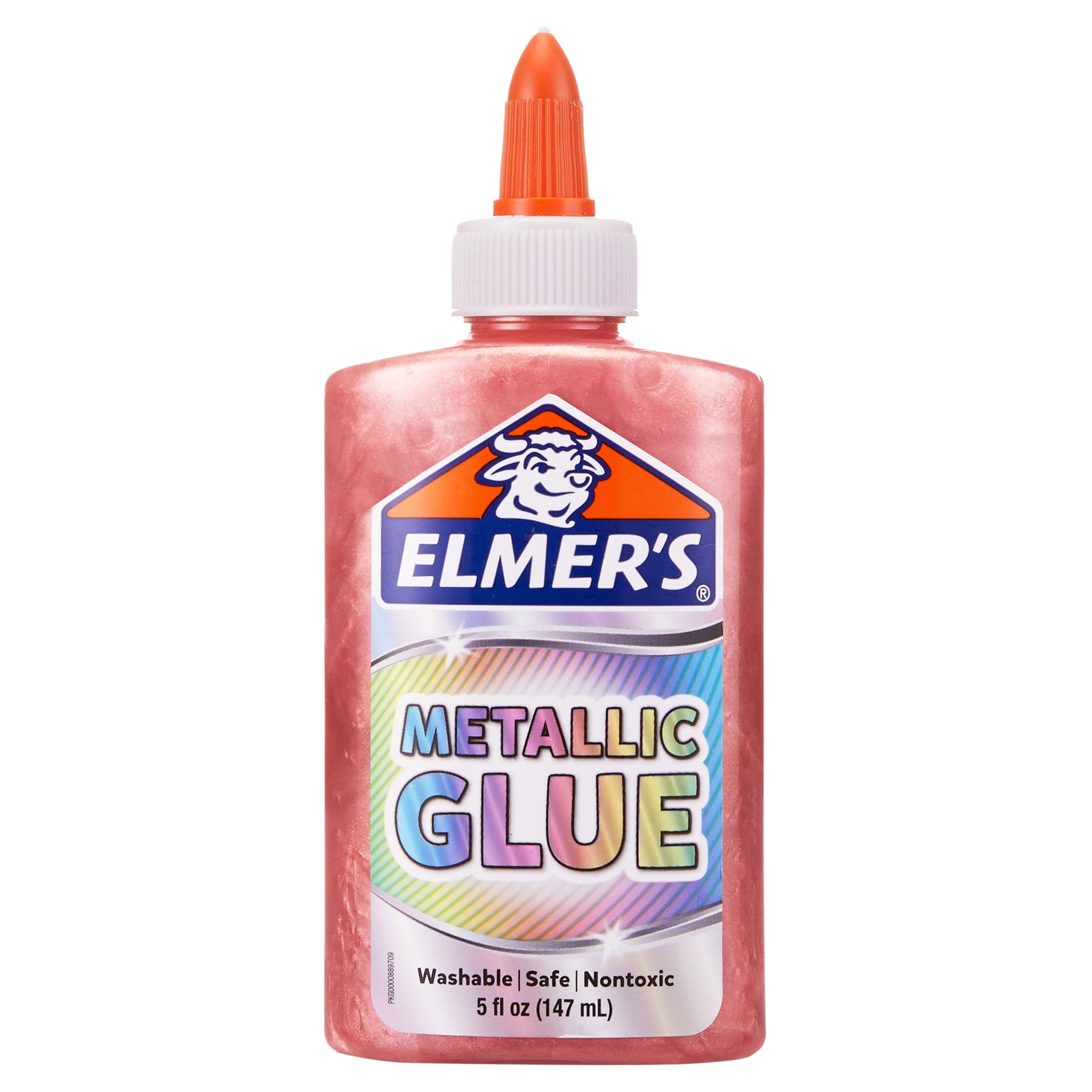 Elmer's Metallic Liquid Glue, Great for Making Slime, Washable, Teal, 5  Ounces