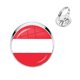 thumbnail image 3 of Palestine Thailand Cyprus Egypt Colombia Tunisia Austria Iceland Cambodia National Flag Adjustable Glass Cabochon Rings For Gift, 3 of 5