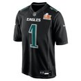 thumbnail image 2 of Men's Nike Jalen Hurts Carbon Black Philadelphia Eagles Super Bowl LIX Fashion Game Player Jersey, 2 of 3