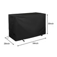 thumbnail image 3 of Outdoor grill tray cover, portable gas barbecue grill, 210D PU dust cover, 3 of 8