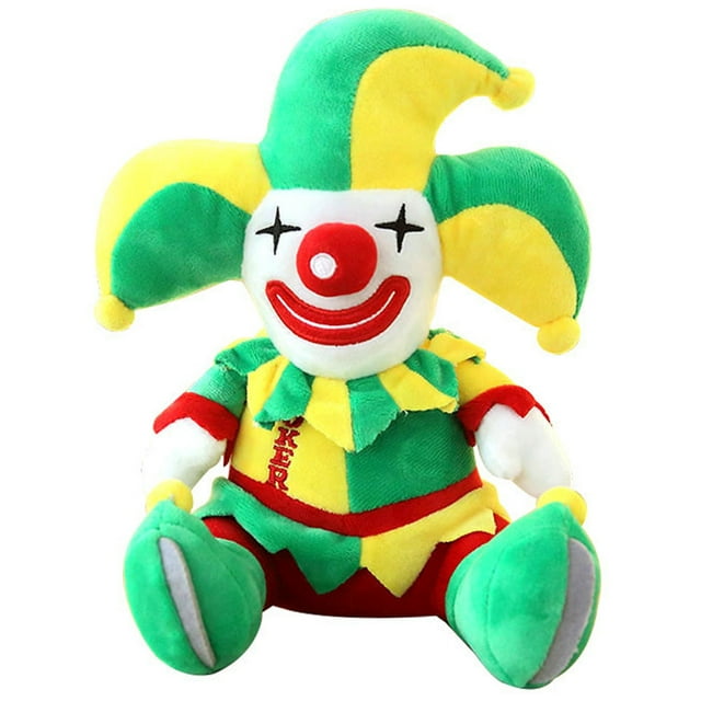 28cm lindo payaso juguetes de peluche relleno payaso muñeco de peluche niños bebé cumpleaños decoración del hogar