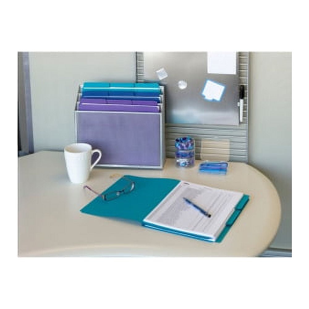 Smead SuperTab Organizer File Folders Letter - 8 1/2" x 11" Sheet Size - 3/4" Expansion - 1/3 Tab Cut - Top Tab Location - Assorted Position Tab Position - 2 Divider(s) - 11 pt. Folder Thickness - Pap