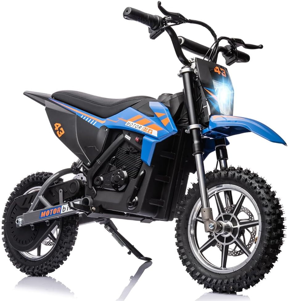 36V Kids Ride on Dirt Bike, 15.5MPH Fast Speed, BatteryPowered Dirt Bike with 500W Brushless