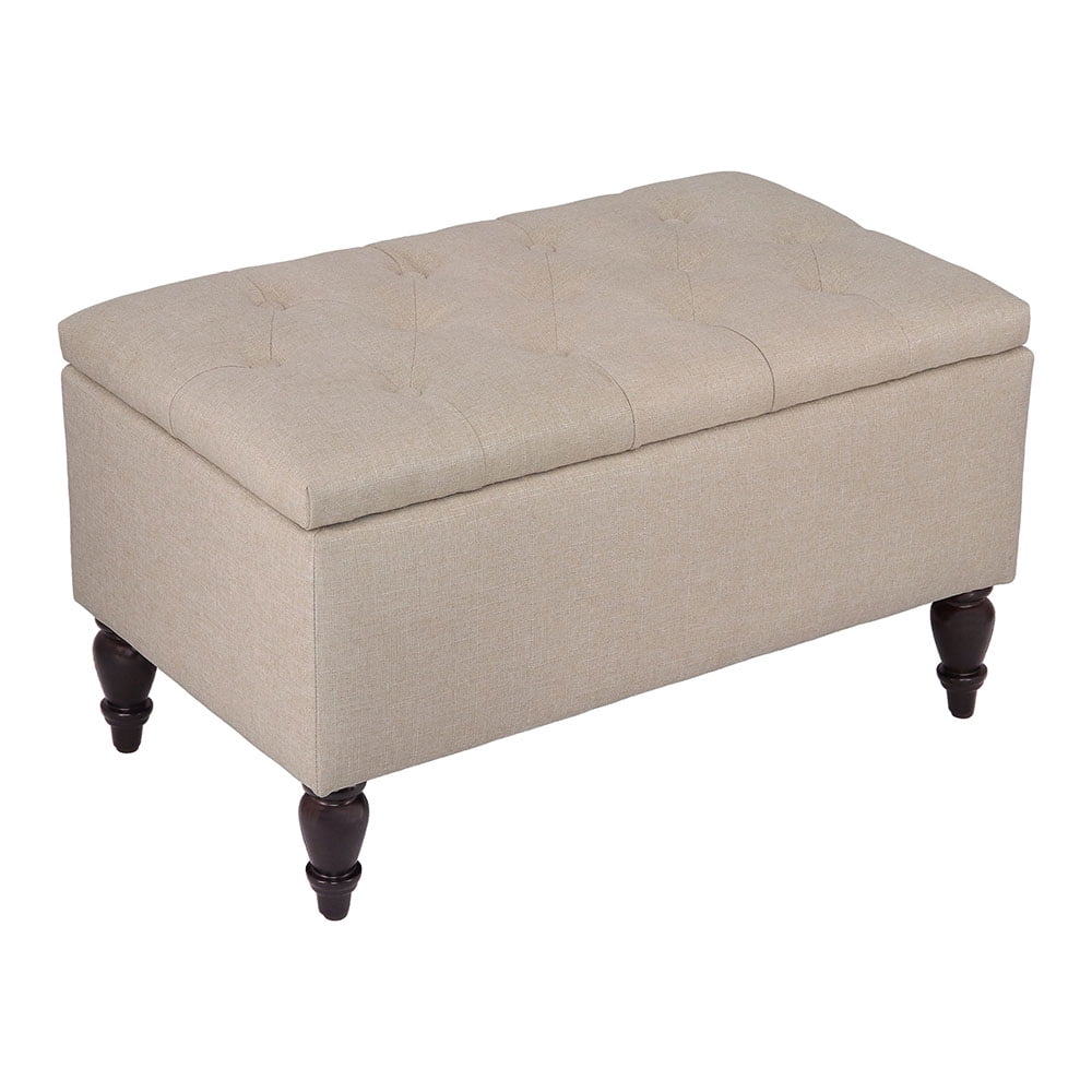 Abble 29 Inch Upholstered Storage Bench