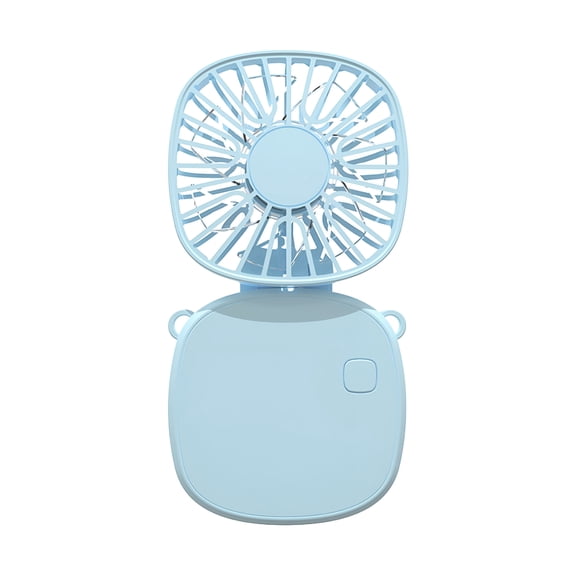 HIBIBUD 5Pcs Personal Necklace Fans Portable Mini Neck Hanging Fan Hand-held for Cooling USB Rechargeable Battery 3 Speed Air Circulatory Hand Held Fan Rechargeable