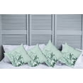 thumbnail image 2 of Ambesonne Floral Throw Pillow Cover 4 Pack, Dragonflies Wild Grass, 16", Pale Green, 2 of 5