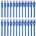 thumbnail image 1 of GearIT Cat 6 Ethernet Cable 3 ft (24-Pack) - Cat6 Patch Cable, Cat 6 Patch Cable, Cat6 Cable, Cat 6 Cable, Cat6 Ethernet Cable, Network Cable, Internet Cable - Blue 3 Feet, 1 of 3