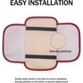 thumbnail image 4 of Car Armrest Cushion For Mercedes SLK R170 R171 R172, Memory Foam Center Console Pad With Storage Bag, Red, 4 of 5