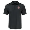 thumbnail image 2 of Men's-Cutter & Buck  Black Toronto FC Big & Tall Pike Eco Shadow Check Print Recycled Polo, 2 of 3