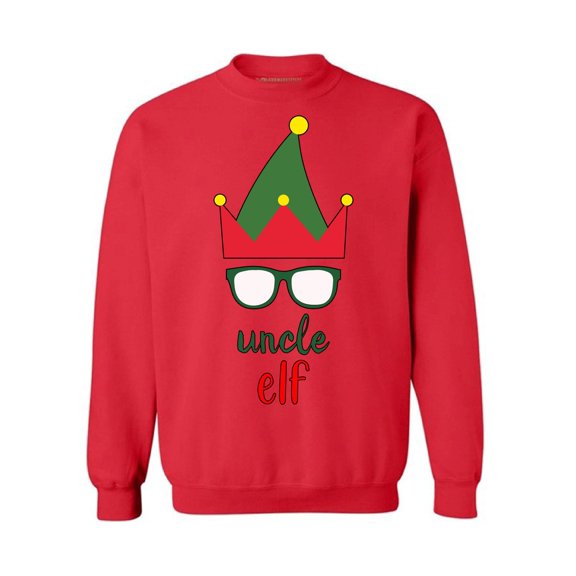 Awkward Styles Christmas Sweatshirt Xmas Elf Uncle Sweater